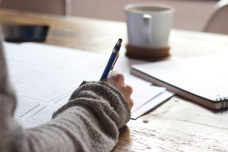 Author at desk — what we stand for